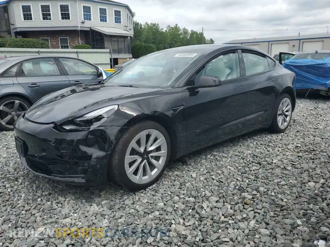 1 Photograph of a damaged car 5YJ3E1EB8PF662158 TESLA MODEL 3 2023