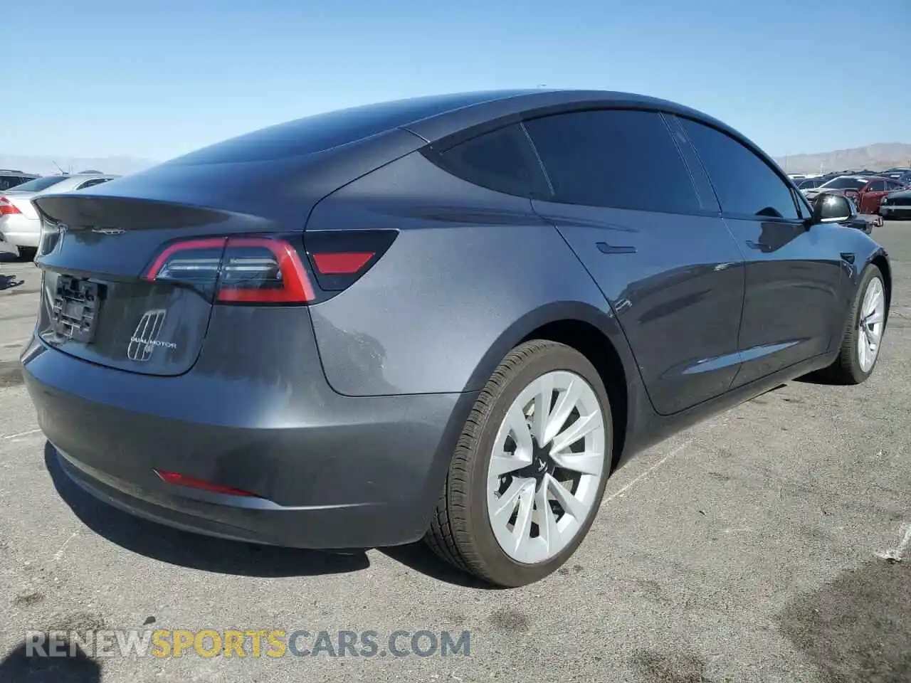 3 Photograph of a damaged car 5YJ3E1EB8PF686556 TESLA MODEL 3 2023