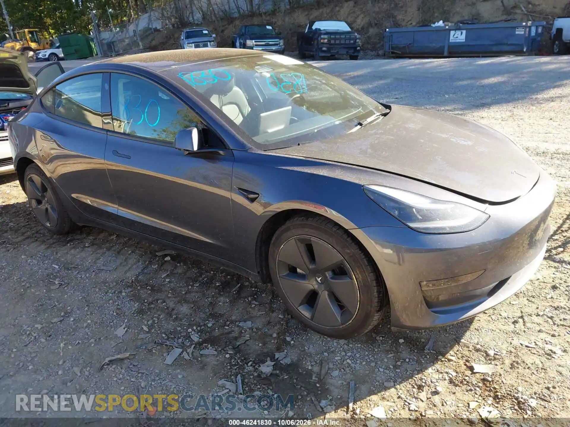 1 Photograph of a damaged car 5YJ3E1EB8PF688436 TESLA MODEL 3 2023
