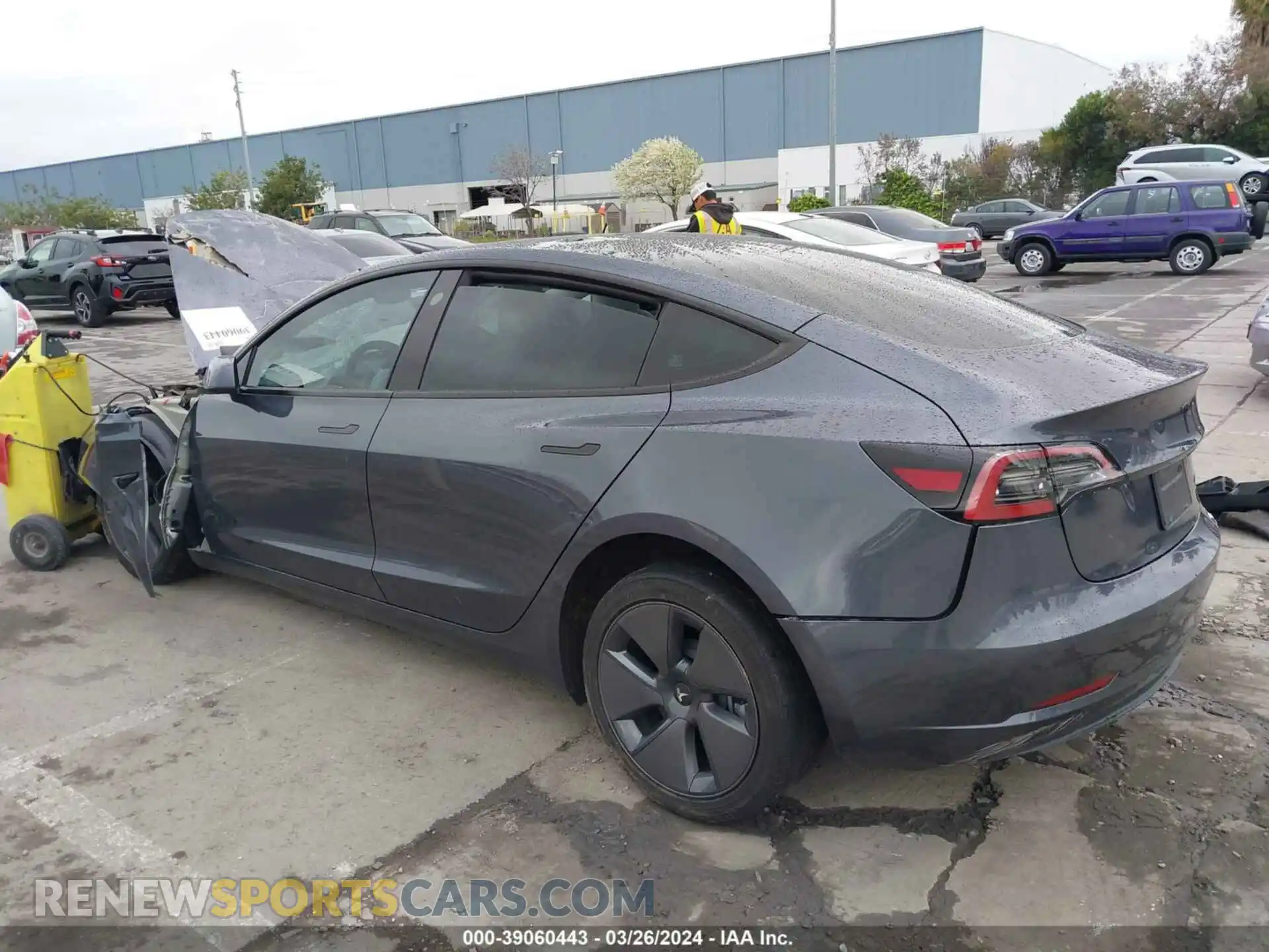 3 Photograph of a damaged car 5YJ3E1EB8PF704666 TESLA MODEL 3 2023