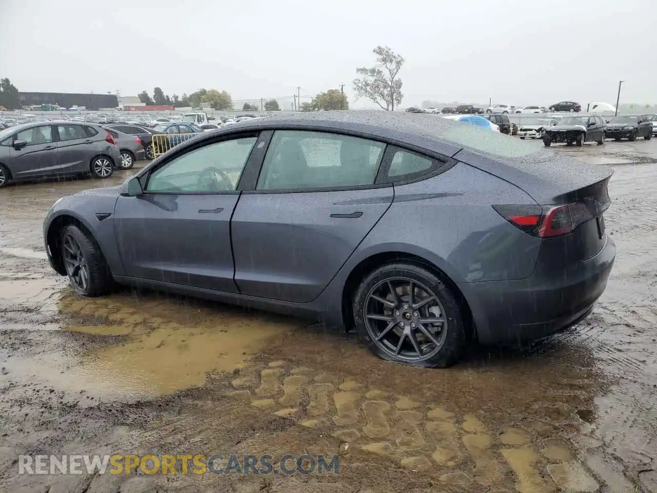 2 Photograph of a damaged car 5YJ3E1EB8PF713545 TESLA MODEL 3 2023