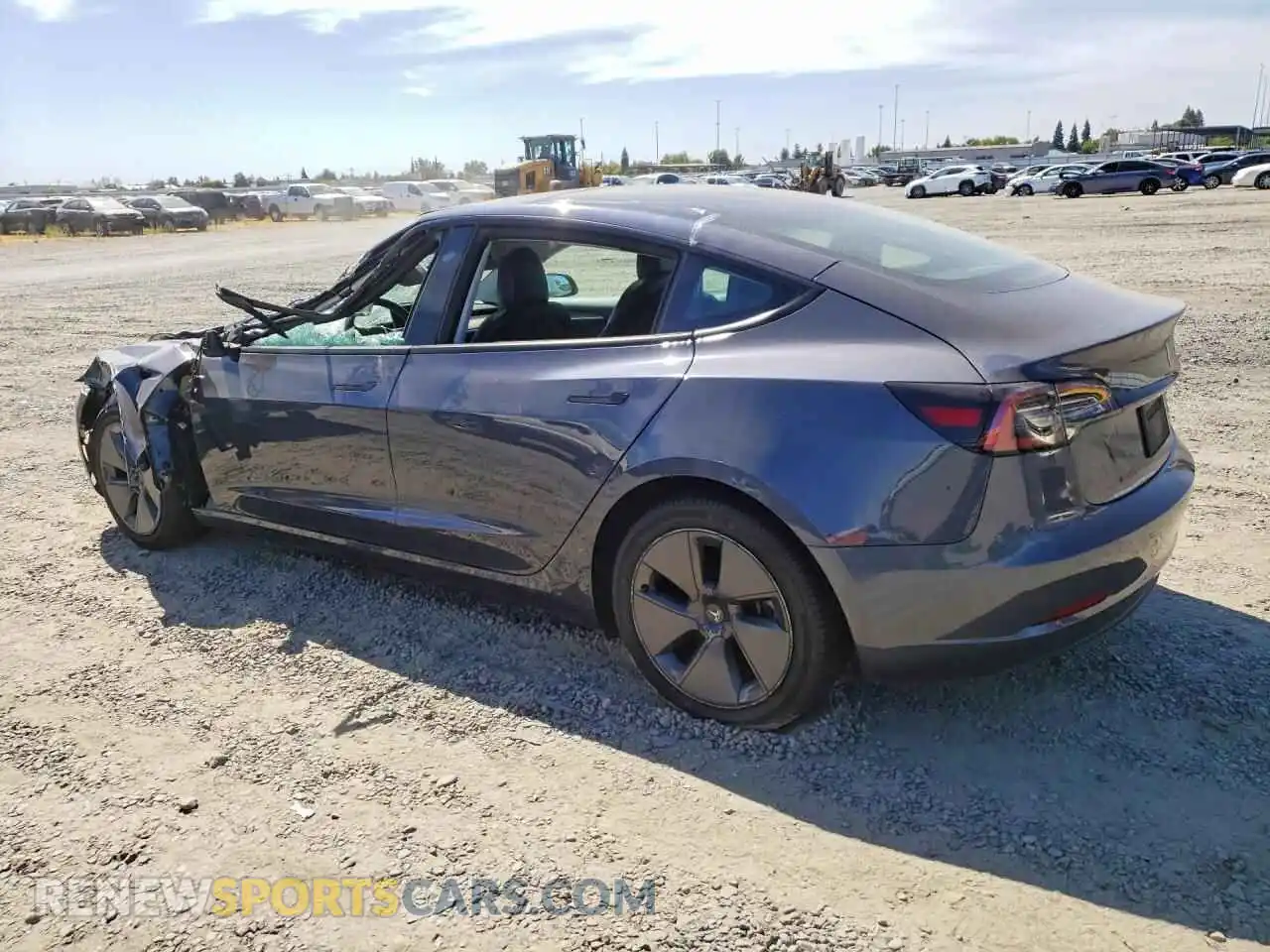2 Photograph of a damaged car 5YJ3E1EB9PF387531 TESLA MODEL 3 2023