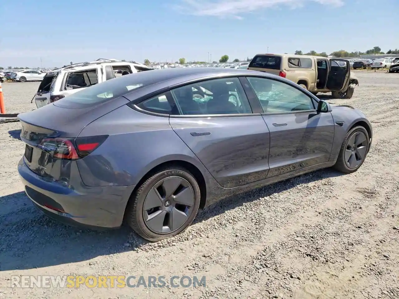 3 Photograph of a damaged car 5YJ3E1EB9PF387531 TESLA MODEL 3 2023
