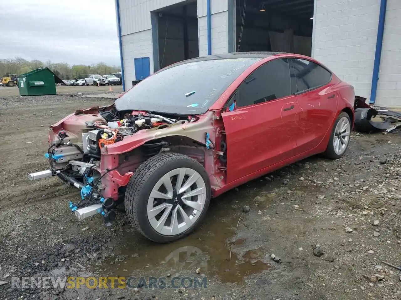 1 Photograph of a damaged car 5YJ3E1EB9PF388727 TESLA MODEL 3 2023