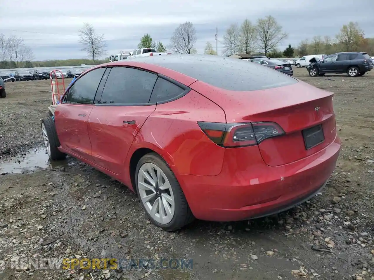 2 Photograph of a damaged car 5YJ3E1EB9PF388727 TESLA MODEL 3 2023
