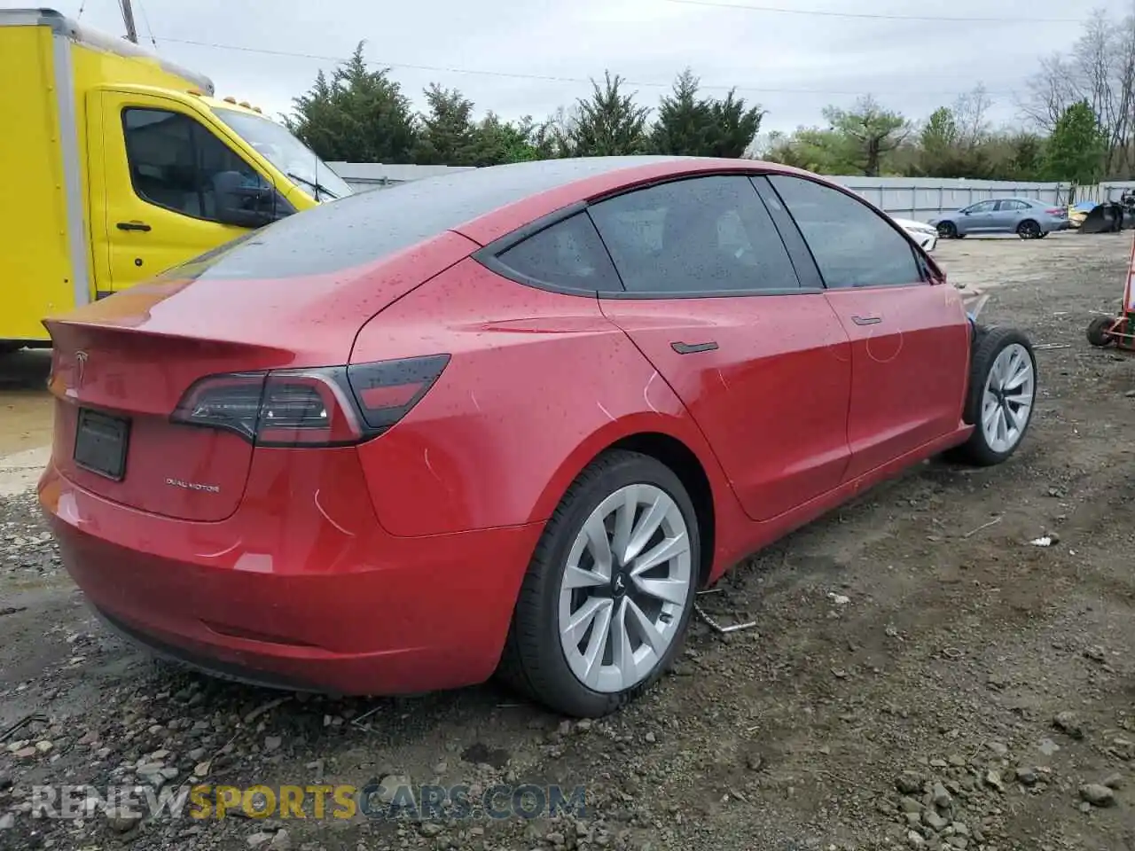 3 Photograph of a damaged car 5YJ3E1EB9PF388727 TESLA MODEL 3 2023