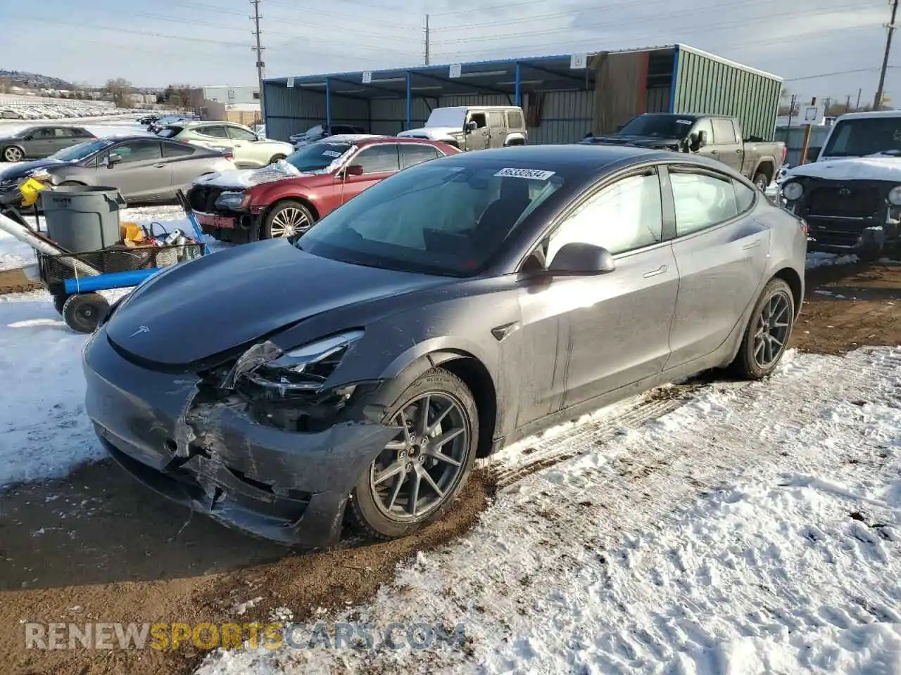 1 Photograph of a damaged car 5YJ3E1EB9PF390526 TESLA MODEL 3 2023