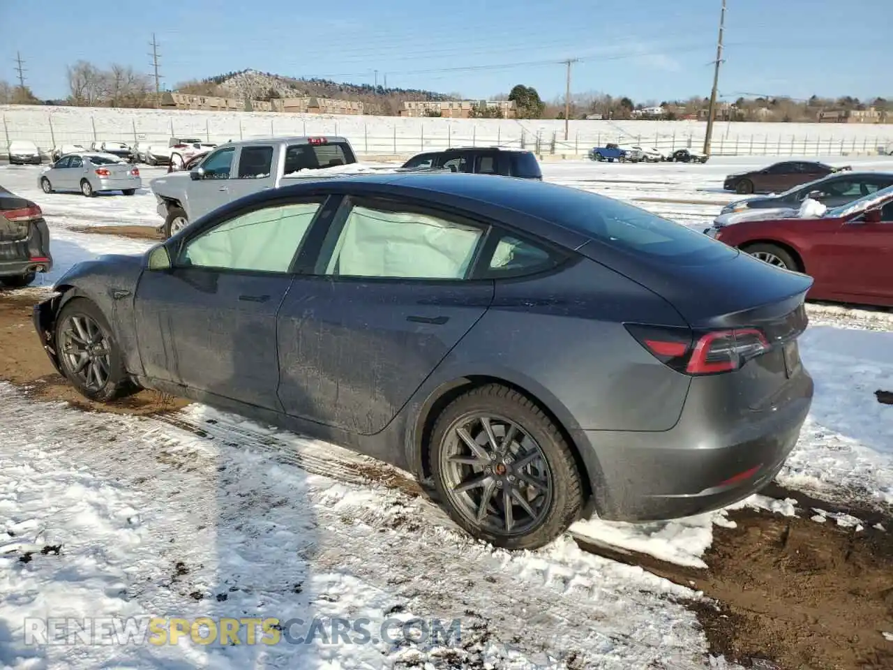 2 Photograph of a damaged car 5YJ3E1EB9PF390526 TESLA MODEL 3 2023