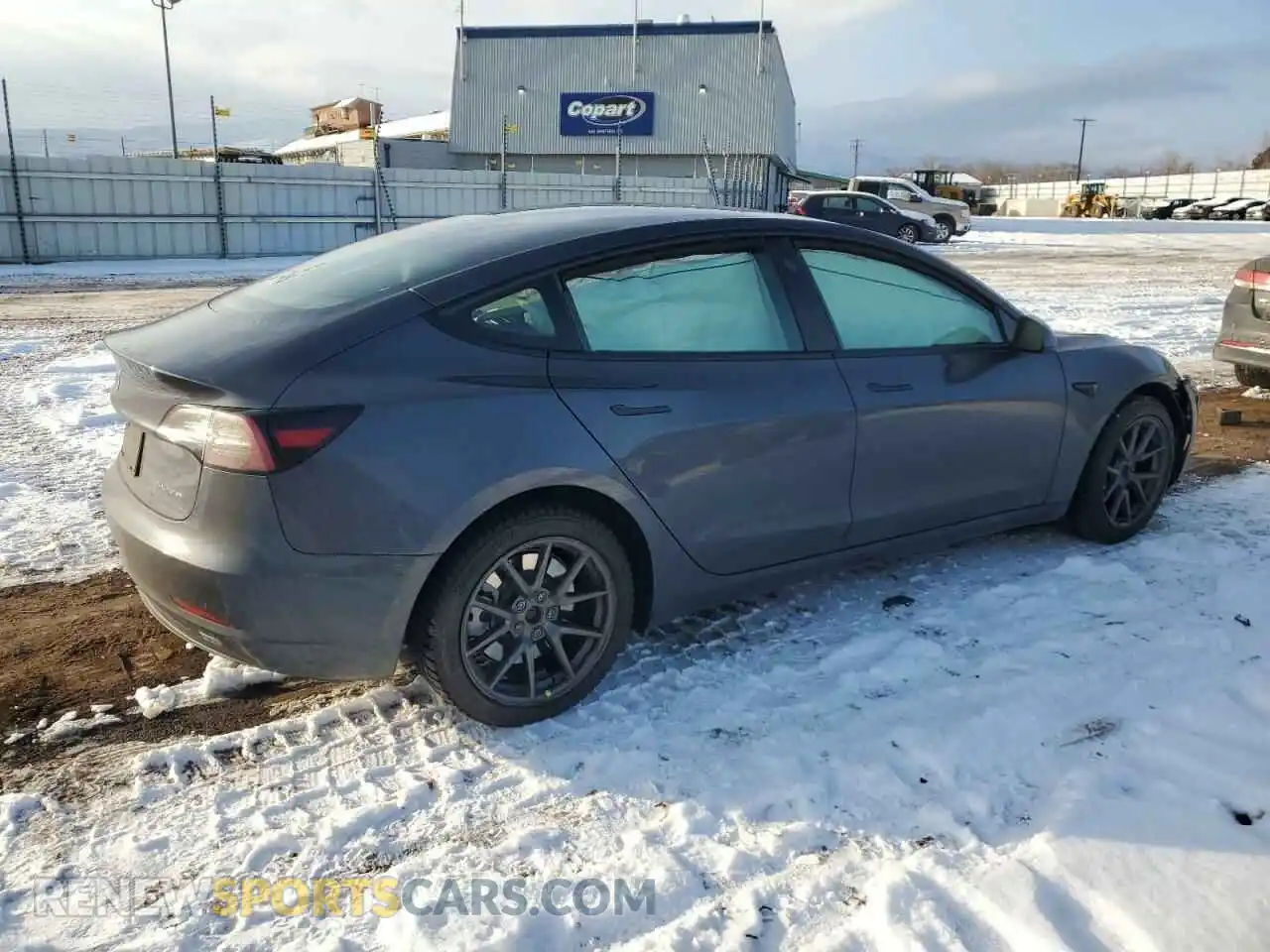 3 Photograph of a damaged car 5YJ3E1EB9PF390526 TESLA MODEL 3 2023