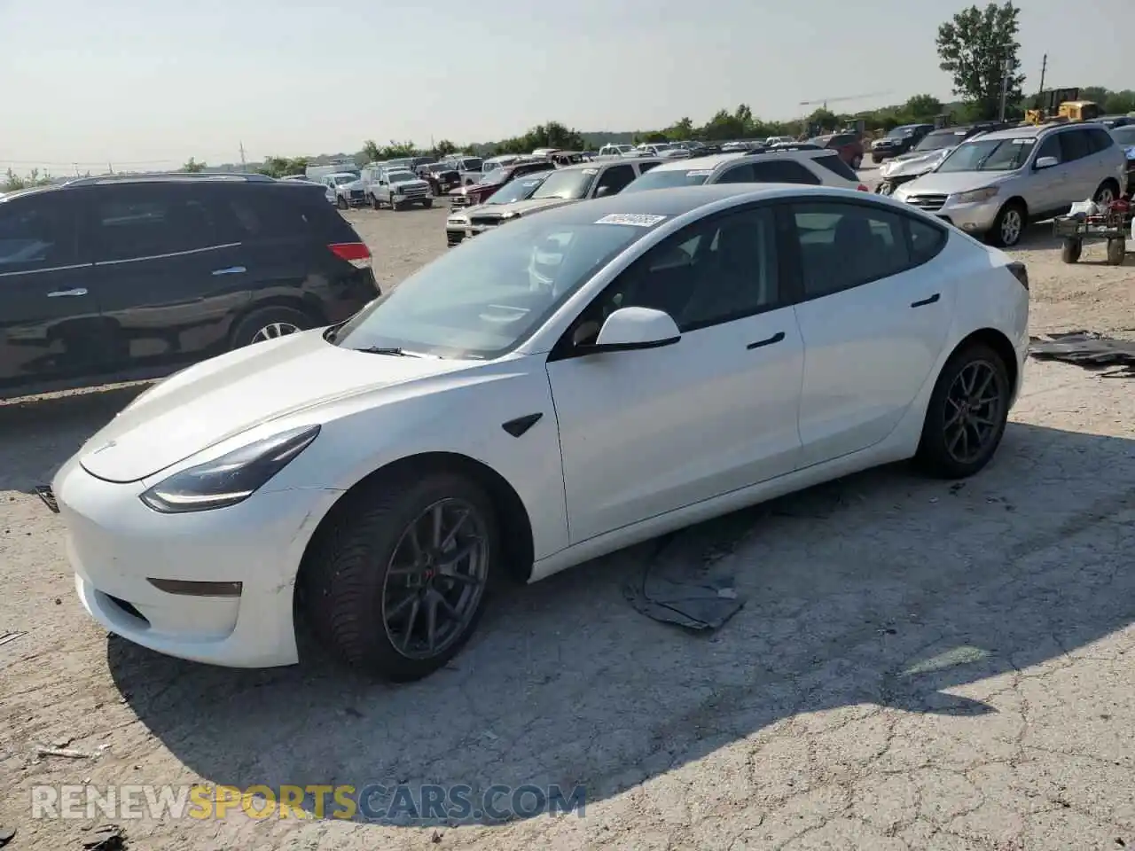 1 Photograph of a damaged car 5YJ3E1EB9PF391000 TESLA MODEL 3 2023