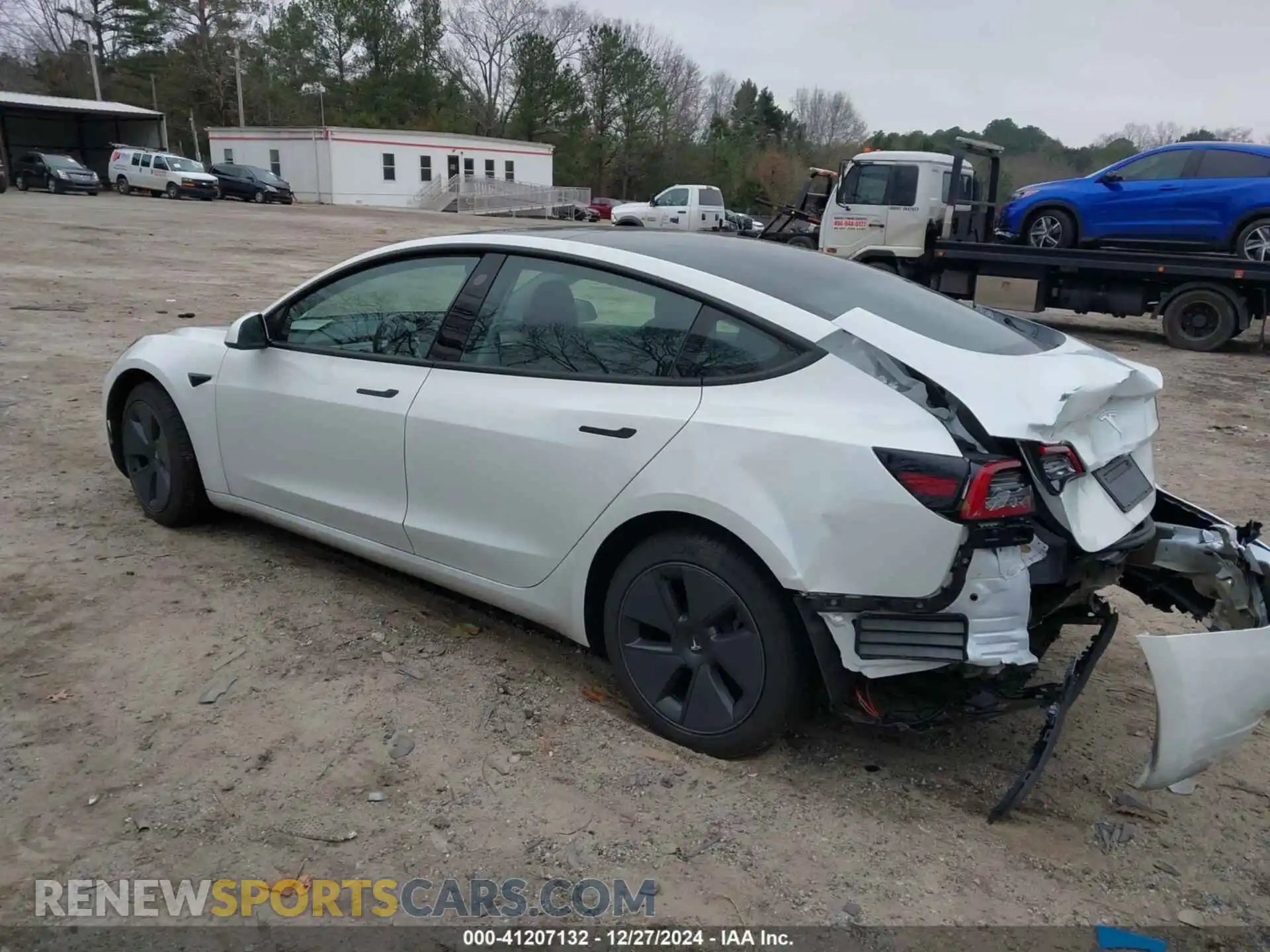 3 Photograph of a damaged car 5YJ3E1EB9PF393622 TESLA MODEL 3 2023