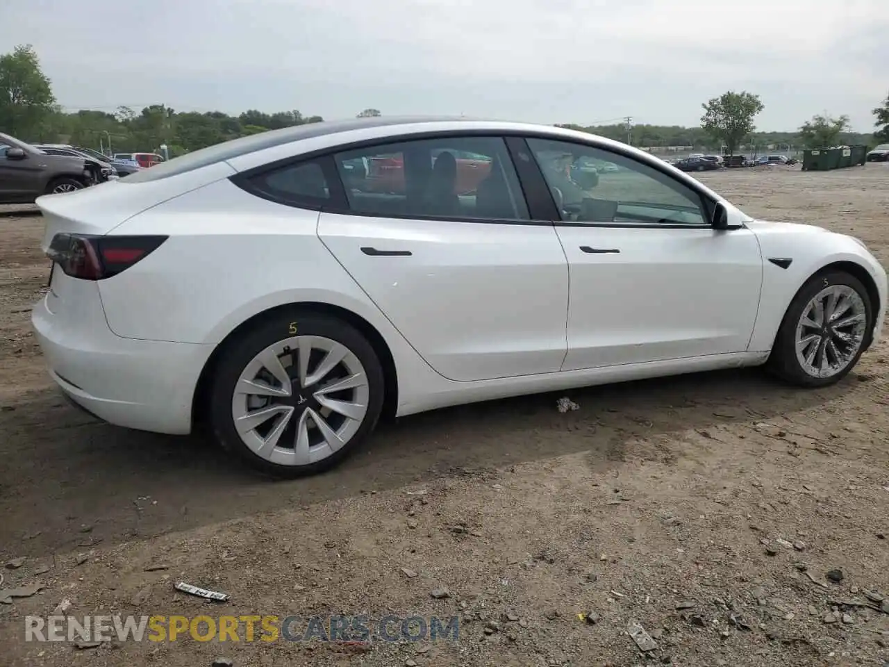 3 Photograph of a damaged car 5YJ3E1EB9PF464222 TESLA MODEL 3 2023
