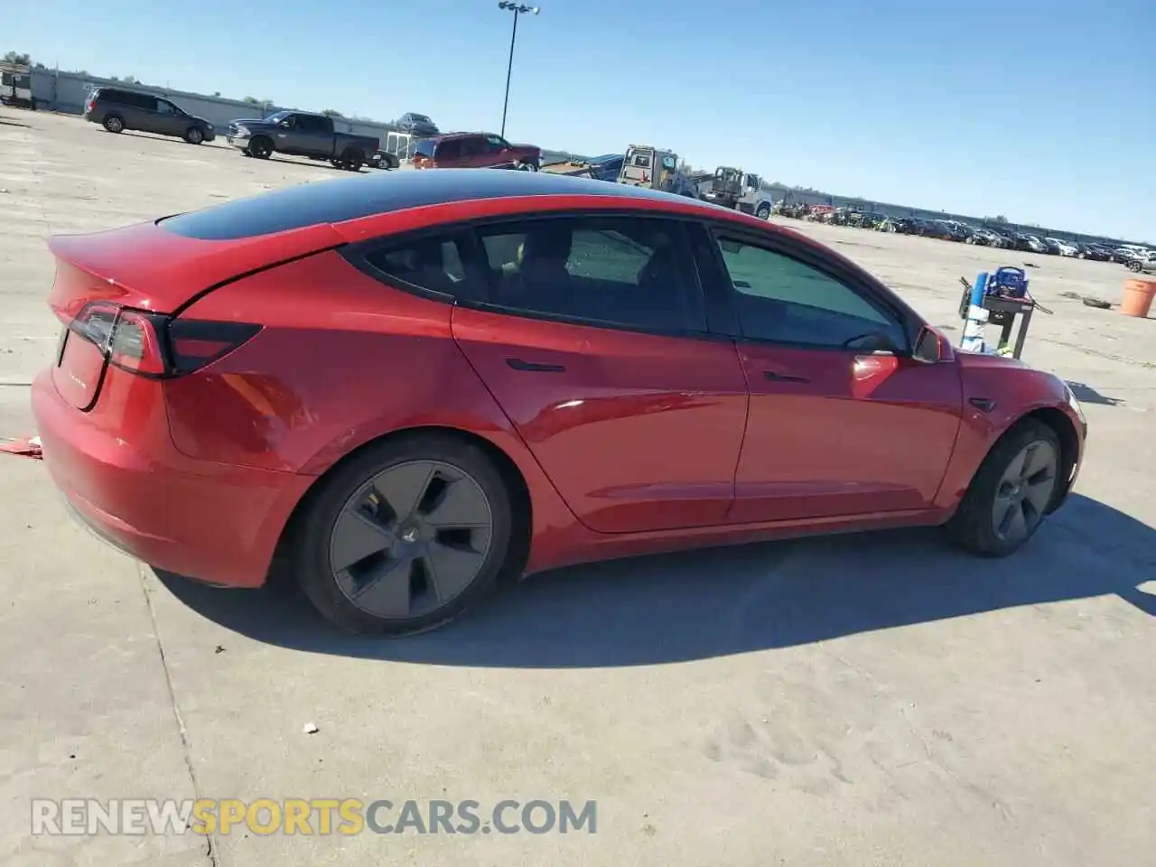 3 Photograph of a damaged car 5YJ3E1EB9PF606858 TESLA MODEL 3 2023