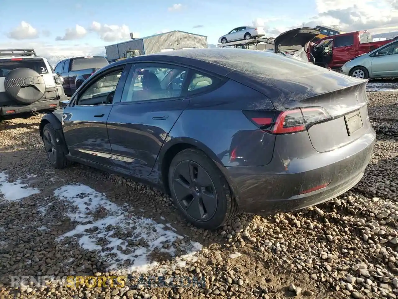 2 Photograph of a damaged car 5YJ3E1EB9PF636880 TESLA MODEL 3 2023