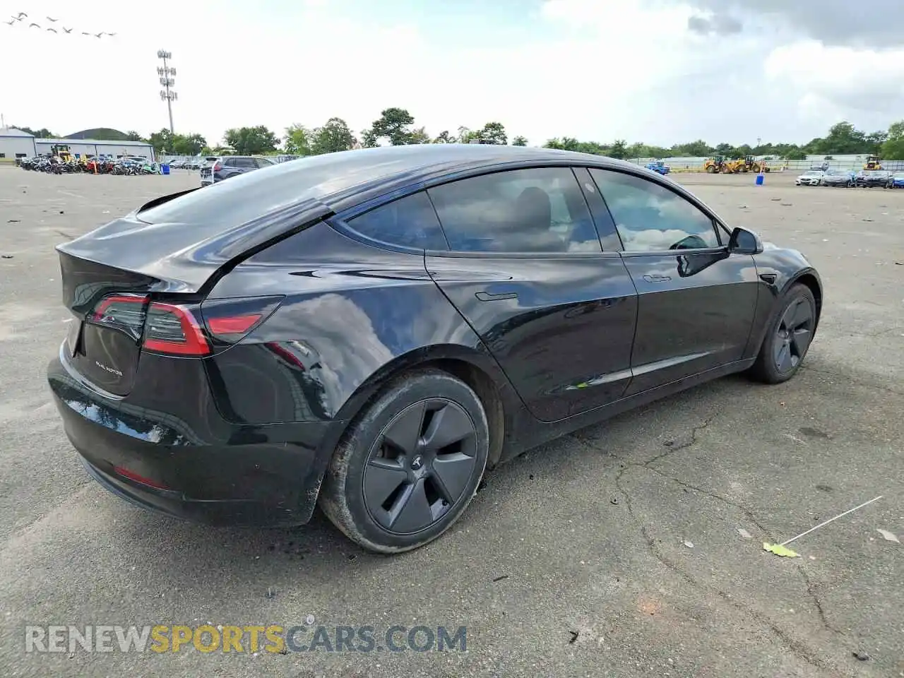3 Photograph of a damaged car 5YJ3E1EB9PF710413 TESLA MODEL 3 2023