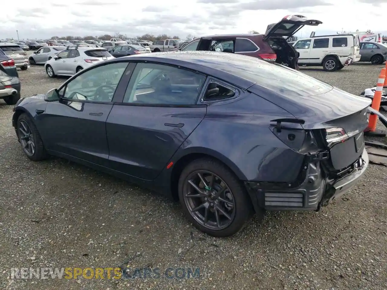 2 Photograph of a damaged car 5YJ3E1EBXPF387960 TESLA MODEL 3 2023