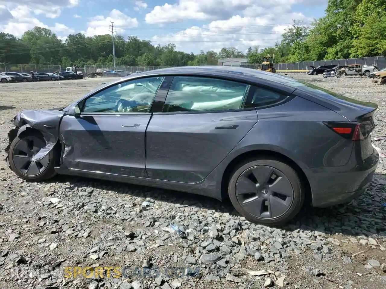 2 Photograph of a damaged car 5YJ3E1EBXPF389062 TESLA MODEL 3 2023