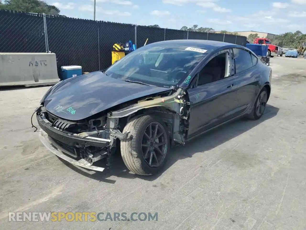 1 Photograph of a damaged car 5YJ3E1EBXPF389840 TESLA MODEL 3 2023