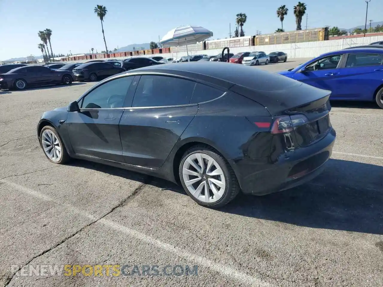 2 Photograph of a damaged car 5YJ3E1EBXPF462771 TESLA MODEL 3 2023