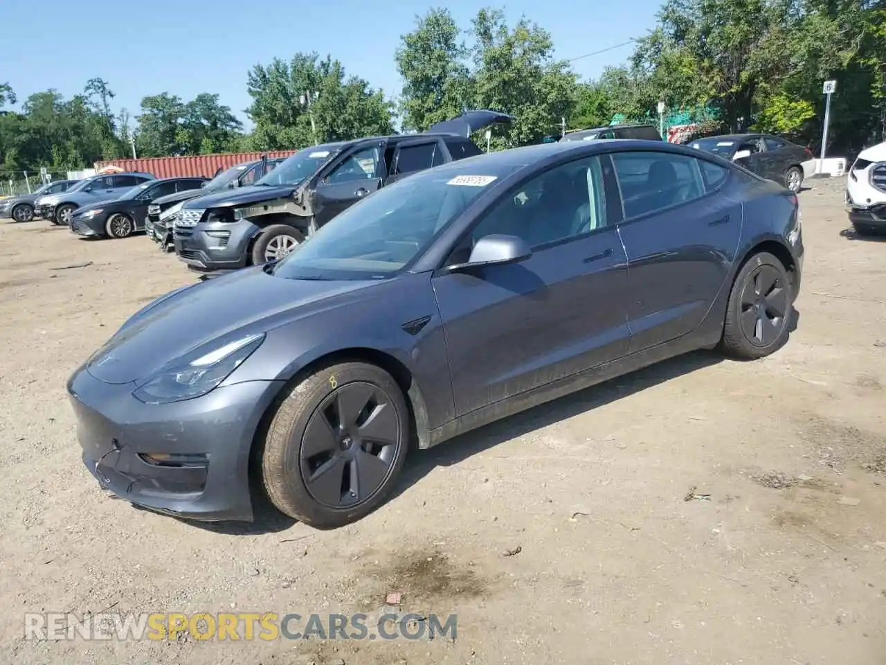 1 Photograph of a damaged car 5YJ3E1EBXPF618985 TESLA MODEL 3 2023