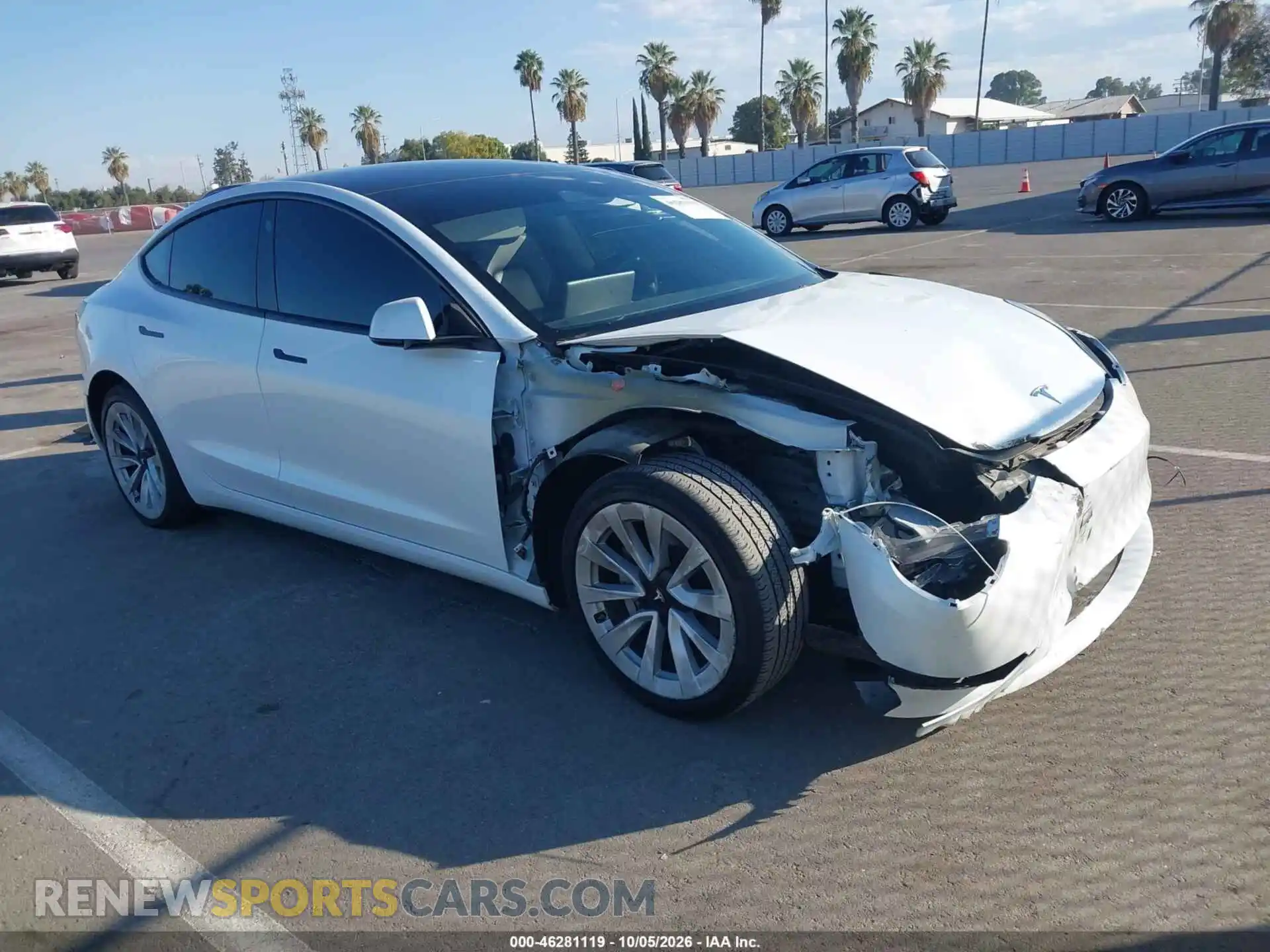1 Фотография поврежденного автомобиля 5YJ3E1EBXPF630344 TESLA MODEL 3 2023