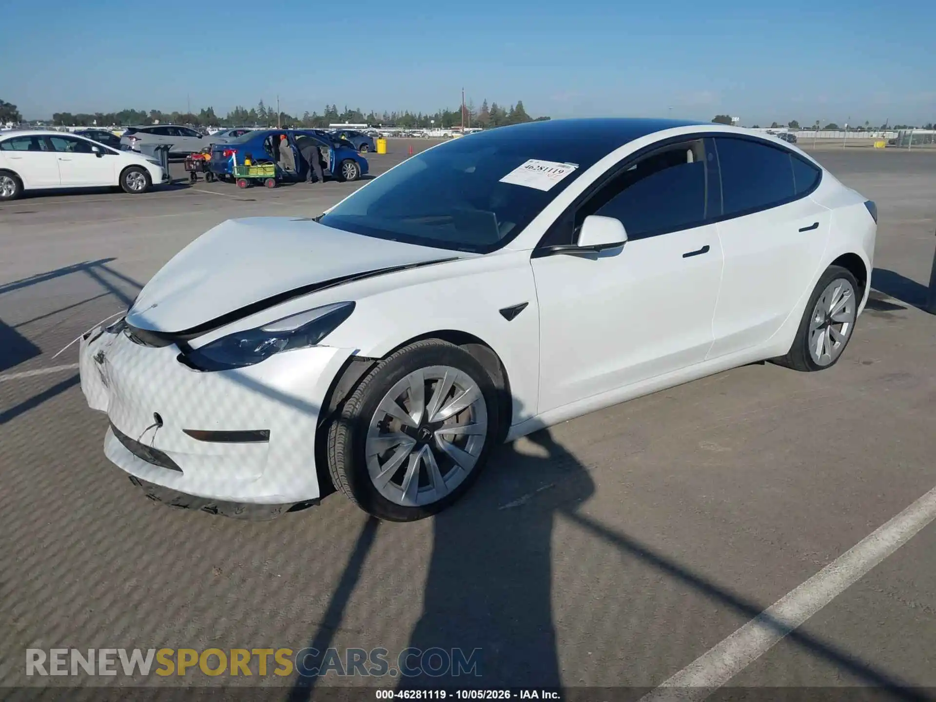2 Фотография поврежденного автомобиля 5YJ3E1EBXPF630344 TESLA MODEL 3 2023