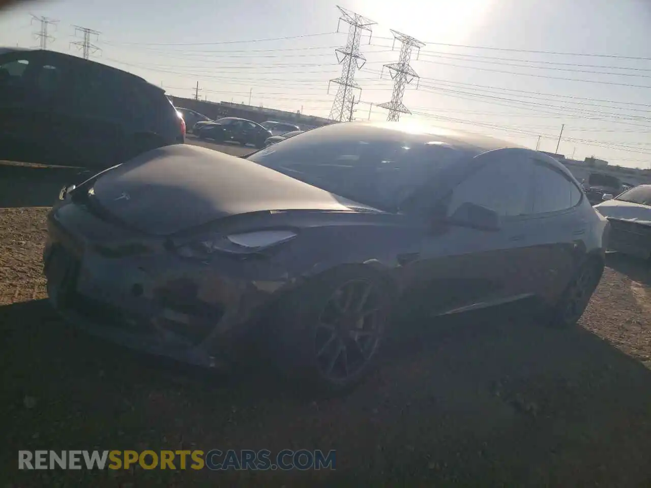 1 Photograph of a damaged car 5YJ3E1EBXPF631879 TESLA MODEL 3 2023