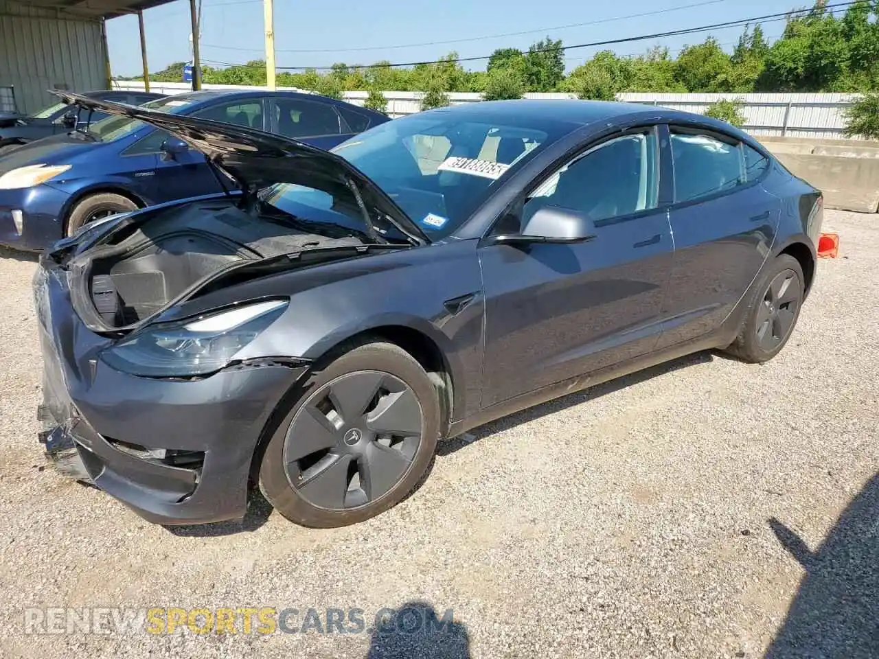 1 Photograph of a damaged car 5YJ3E1EBXPF675509 TESLA MODEL 3 2023