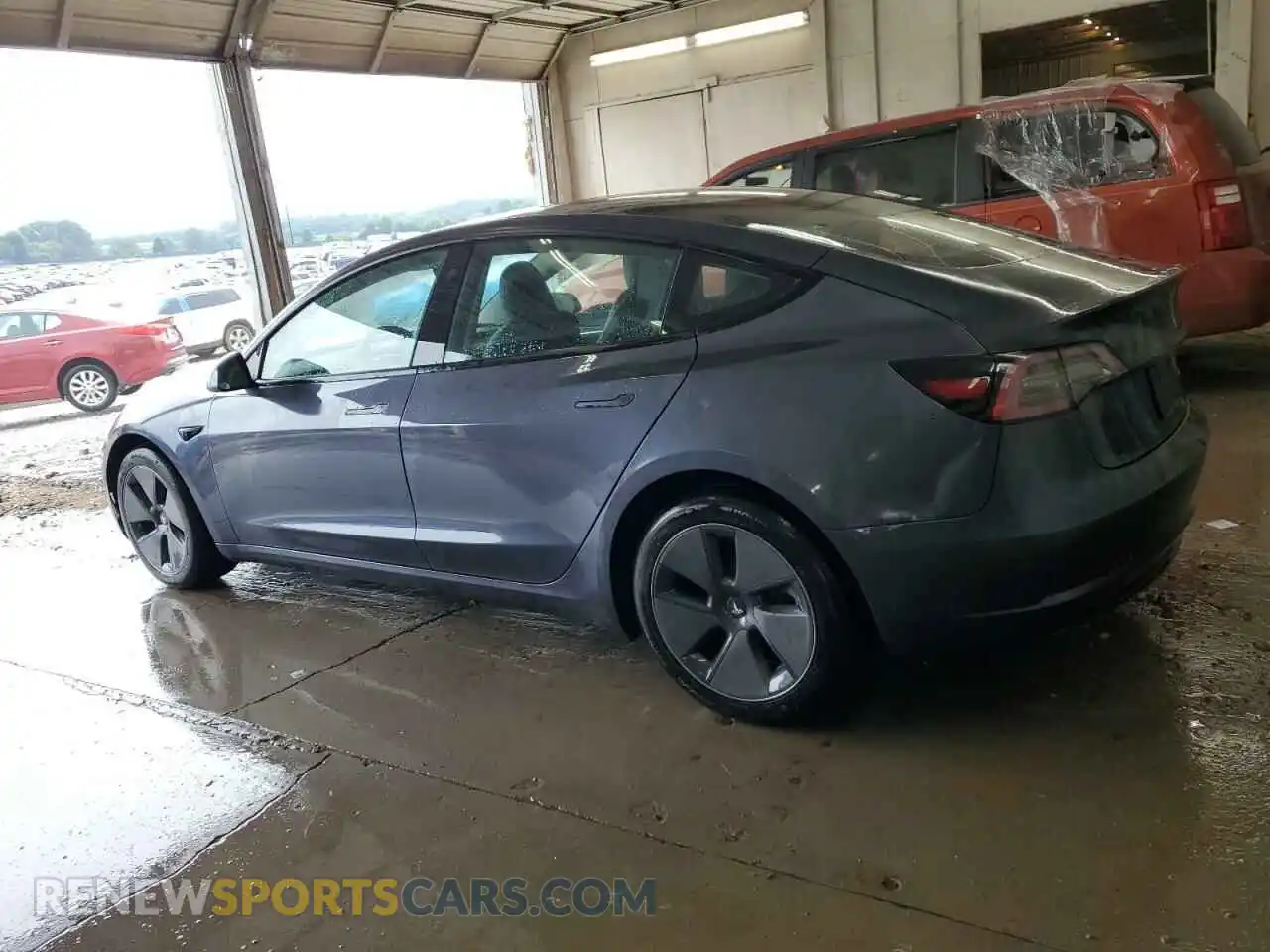 2 Photograph of a damaged car 5YJ3E1EBXPF706600 TESLA MODEL 3 2023