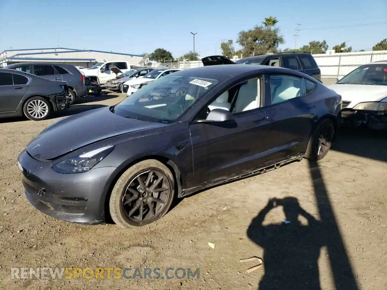 1 Photograph of a damaged car 5YJ3E1EBXPF713496 TESLA MODEL 3 2023
