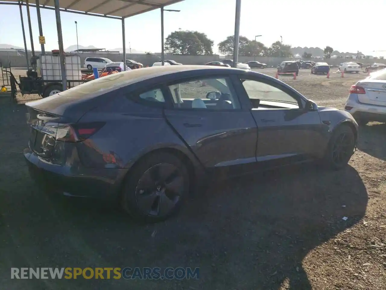 3 Photograph of a damaged car 5YJ3E1EBXPF713496 TESLA MODEL 3 2023