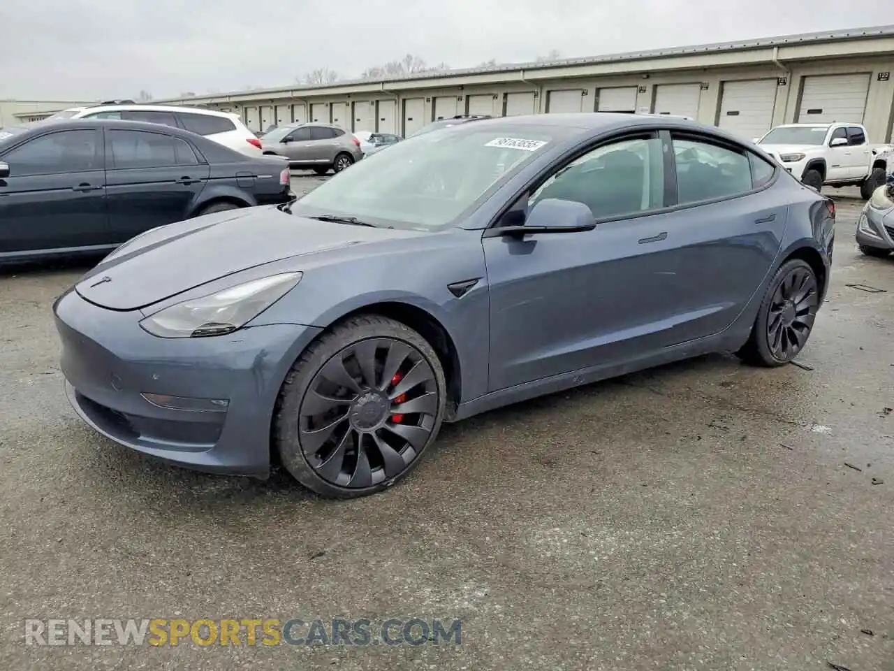 1 Photograph of a damaged car 5YJ3E1EC0PF499157 TESLA MODEL 3 2023