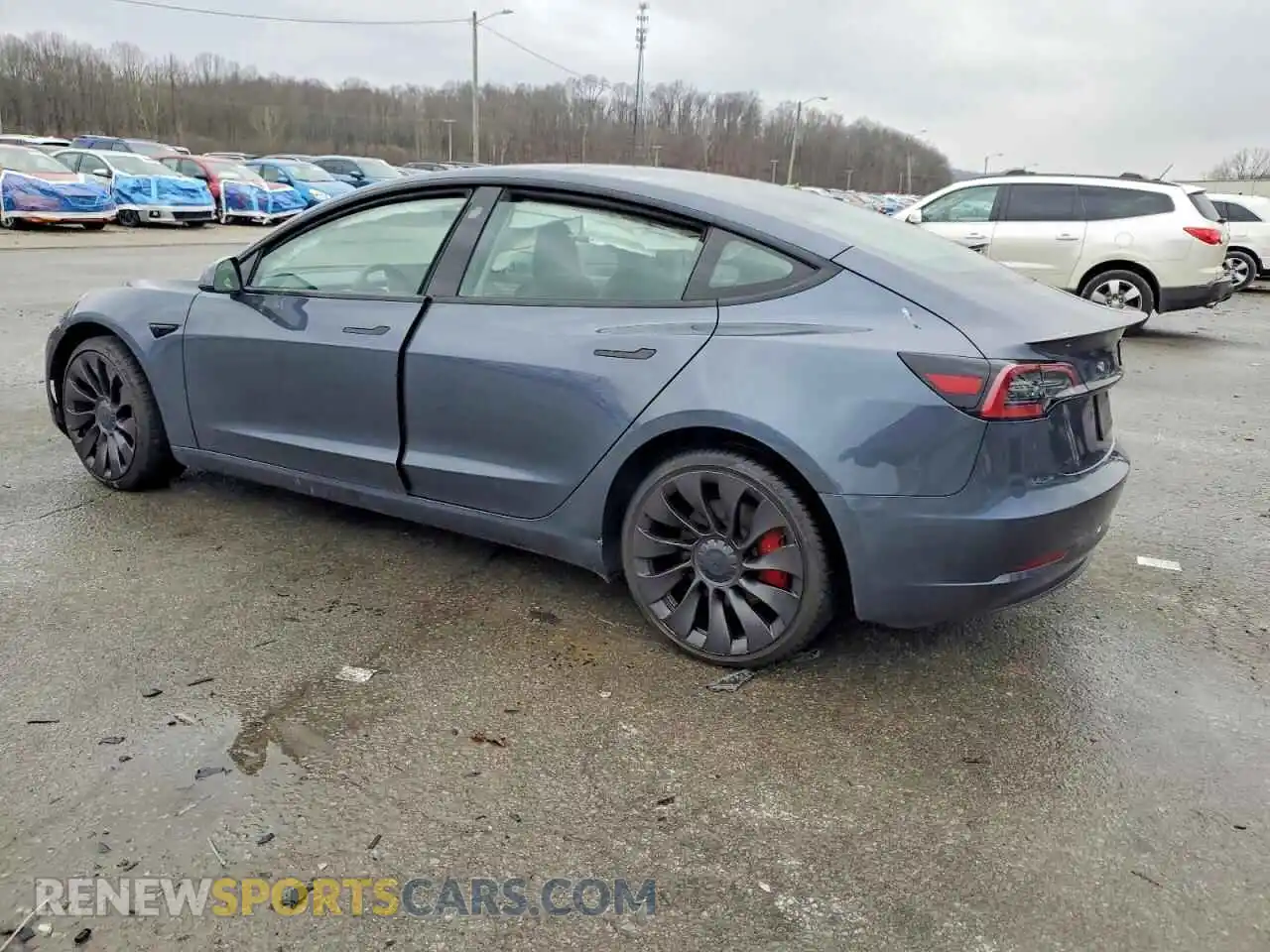 2 Photograph of a damaged car 5YJ3E1EC0PF499157 TESLA MODEL 3 2023