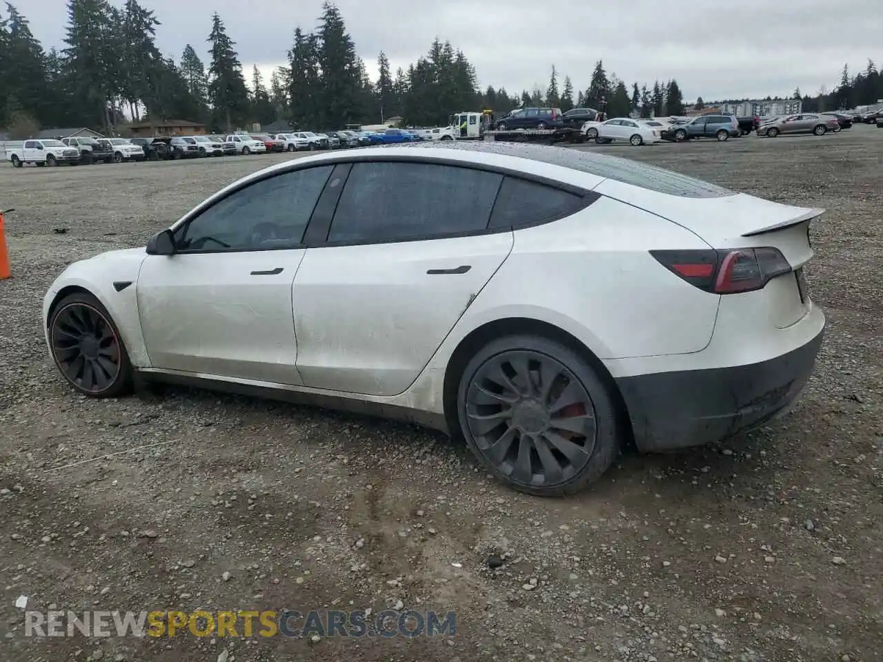 2 Photograph of a damaged car 5YJ3E1EC0PF563620 TESLA MODEL 3 2023