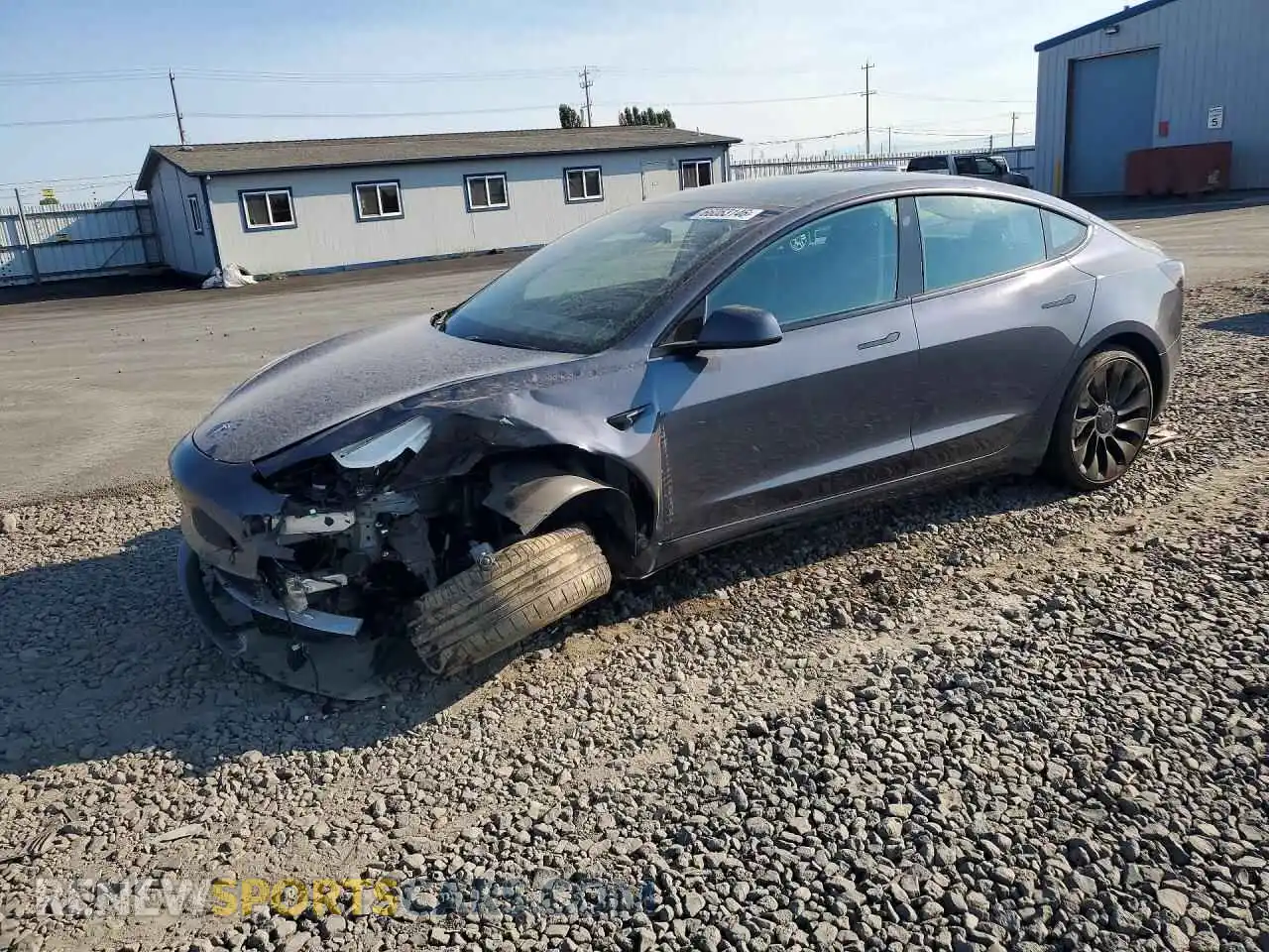 1 Фотография поврежденного автомобиля 5YJ3E1EC0PF576268 TESLA MODEL 3 2023