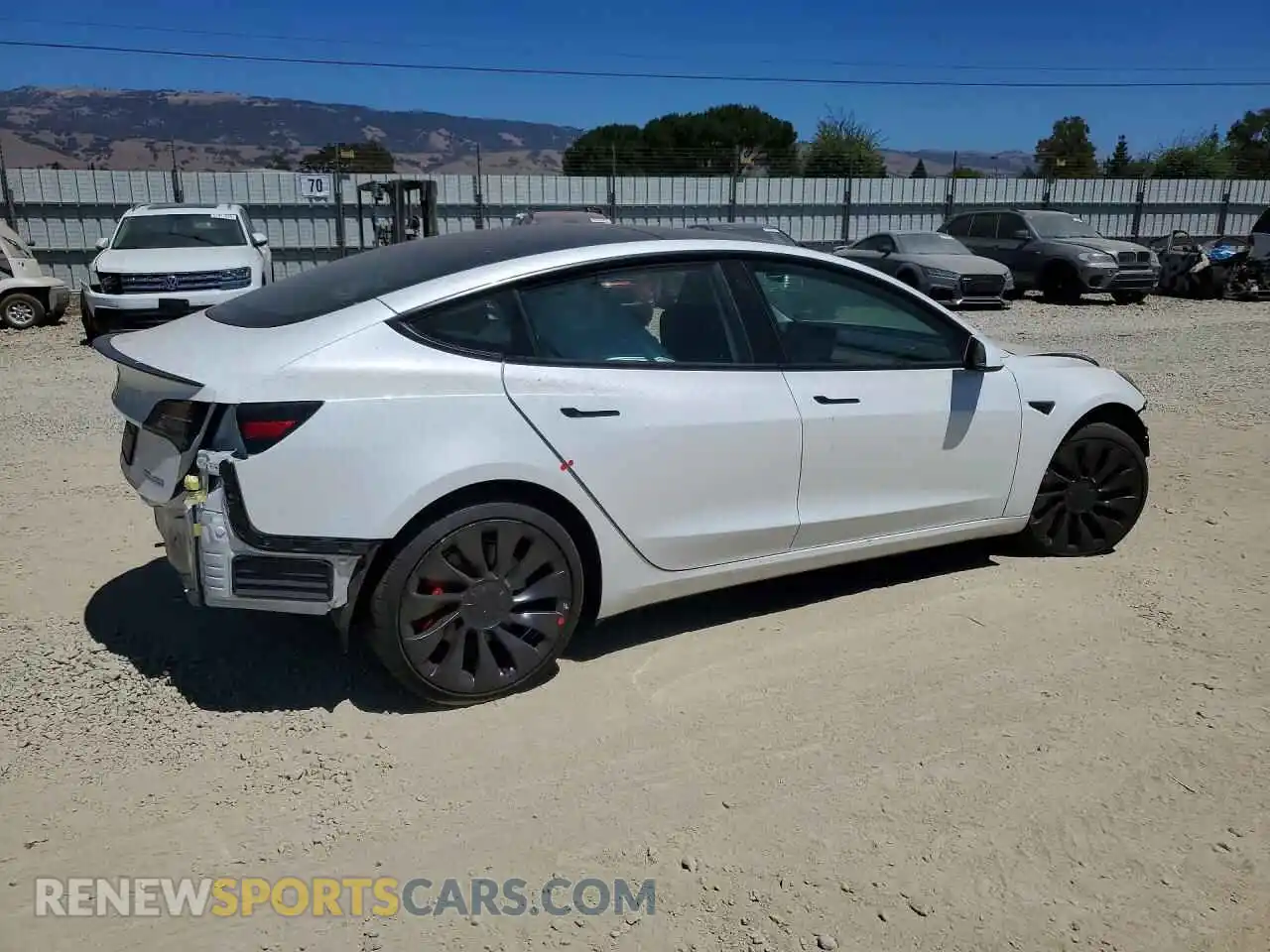 3 Photograph of a damaged car 5YJ3E1EC0PF583690 TESLA MODEL 3 2023