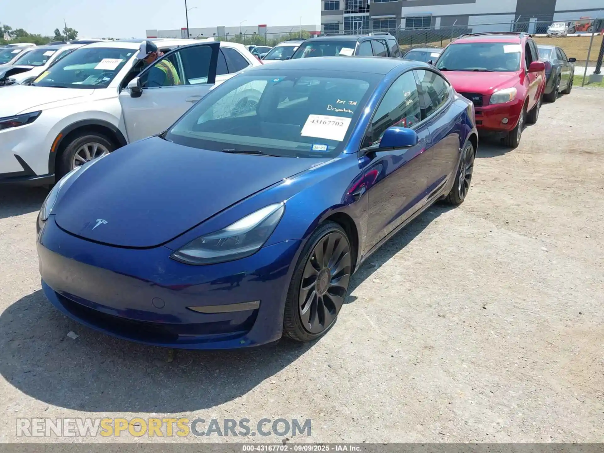 2 Photograph of a damaged car 5YJ3E1EC0PF628336 TESLA MODEL 3 2023