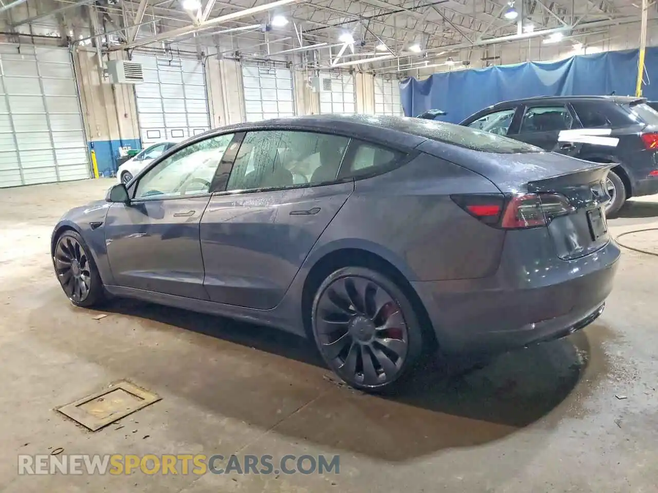 2 Photograph of a damaged car 5YJ3E1EC1PF399200 TESLA MODEL 3 2023
