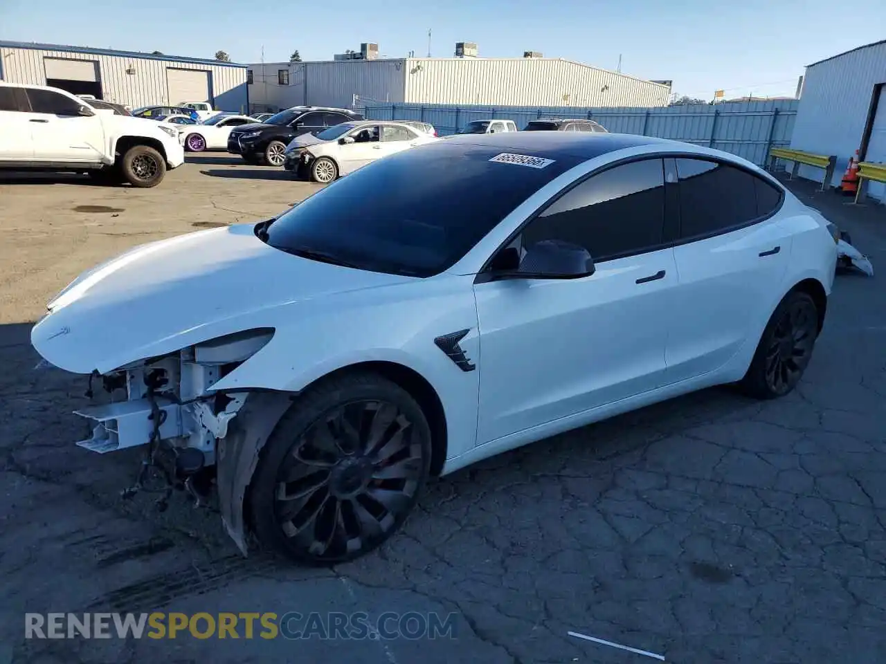 1 Фотография поврежденного автомобиля 5YJ3E1EC1PF476261 TESLA MODEL 3 2023