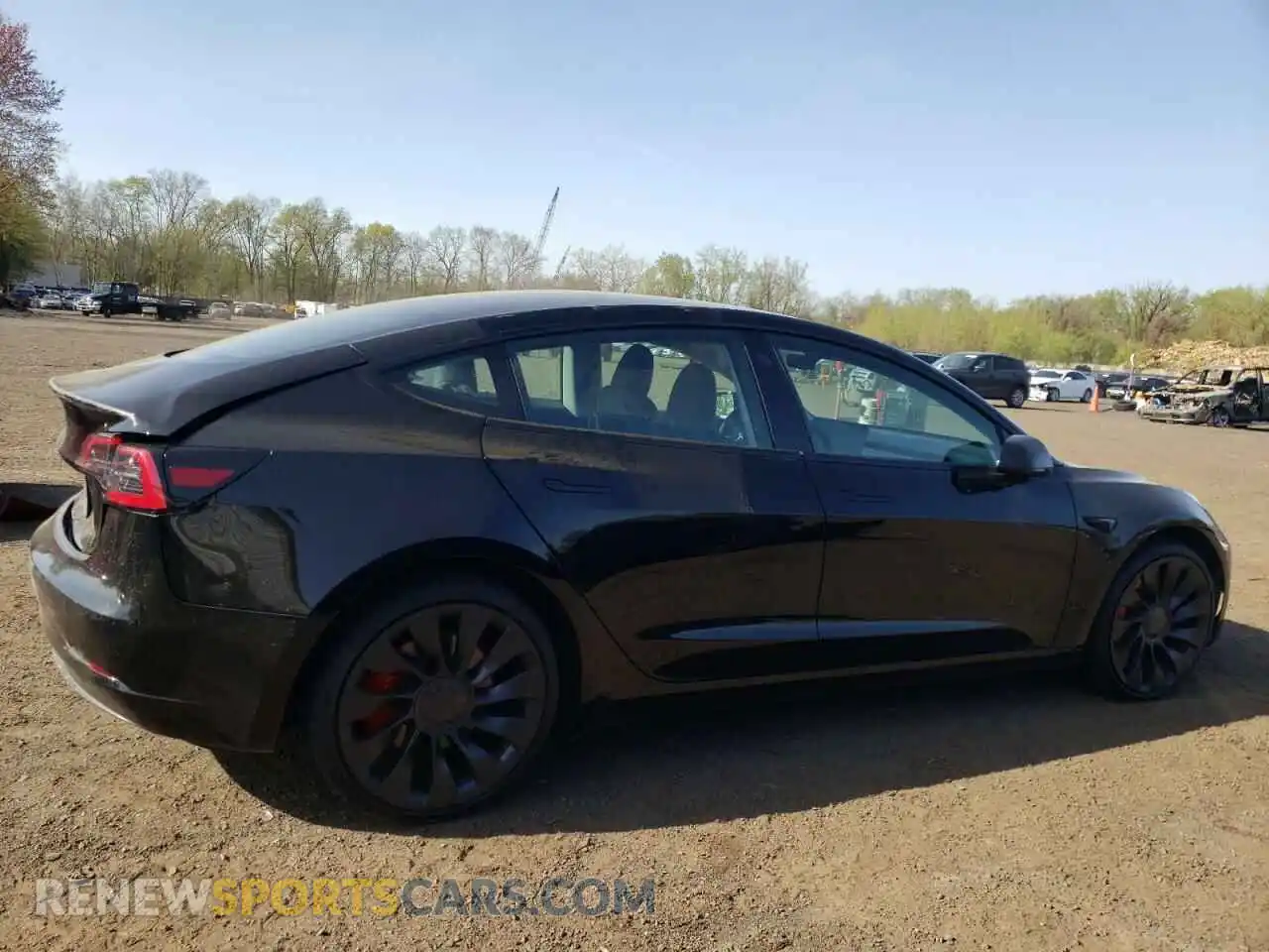 3 fotografías del automóvil dañado 5YJ3E1EC1PF577798 TESLA MODEL 3 2023