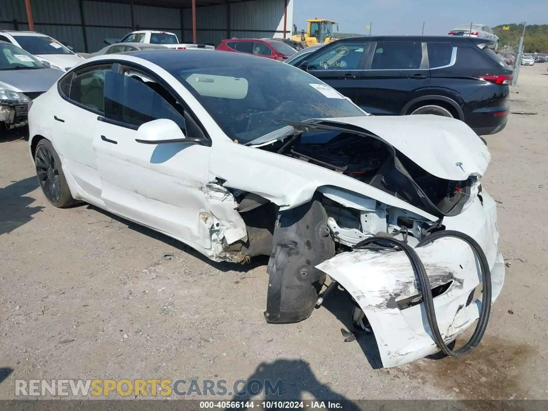 1 Photograph of a damaged car 5YJ3E1EC1PF577946 TESLA MODEL 3 2023