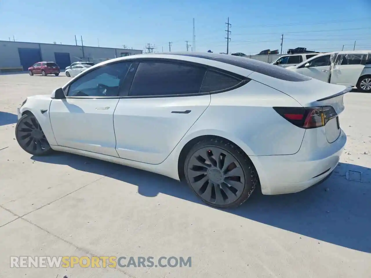 2 Фотография поврежденного автомобиля 5YJ3E1EC1PF605583 TESLA MODEL 3 2023
