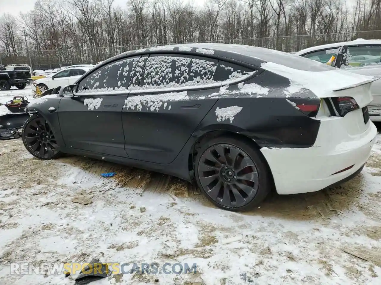 2 Photograph of a damaged car 5YJ3E1EC1PF609990 TESLA MODEL 3 2023