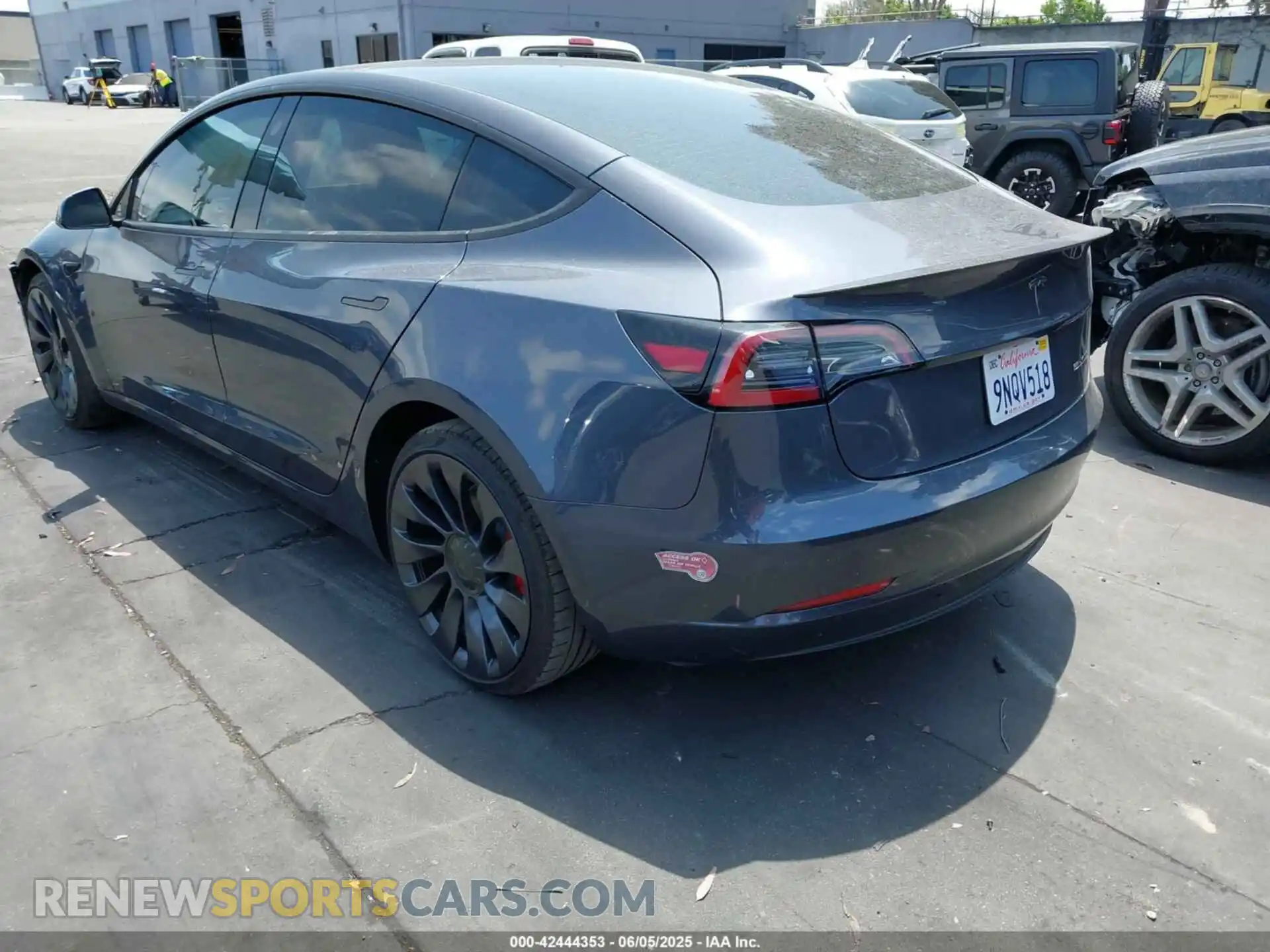 3 Photograph of a damaged car 5YJ3E1EC1PF706557 TESLA MODEL 3 2023