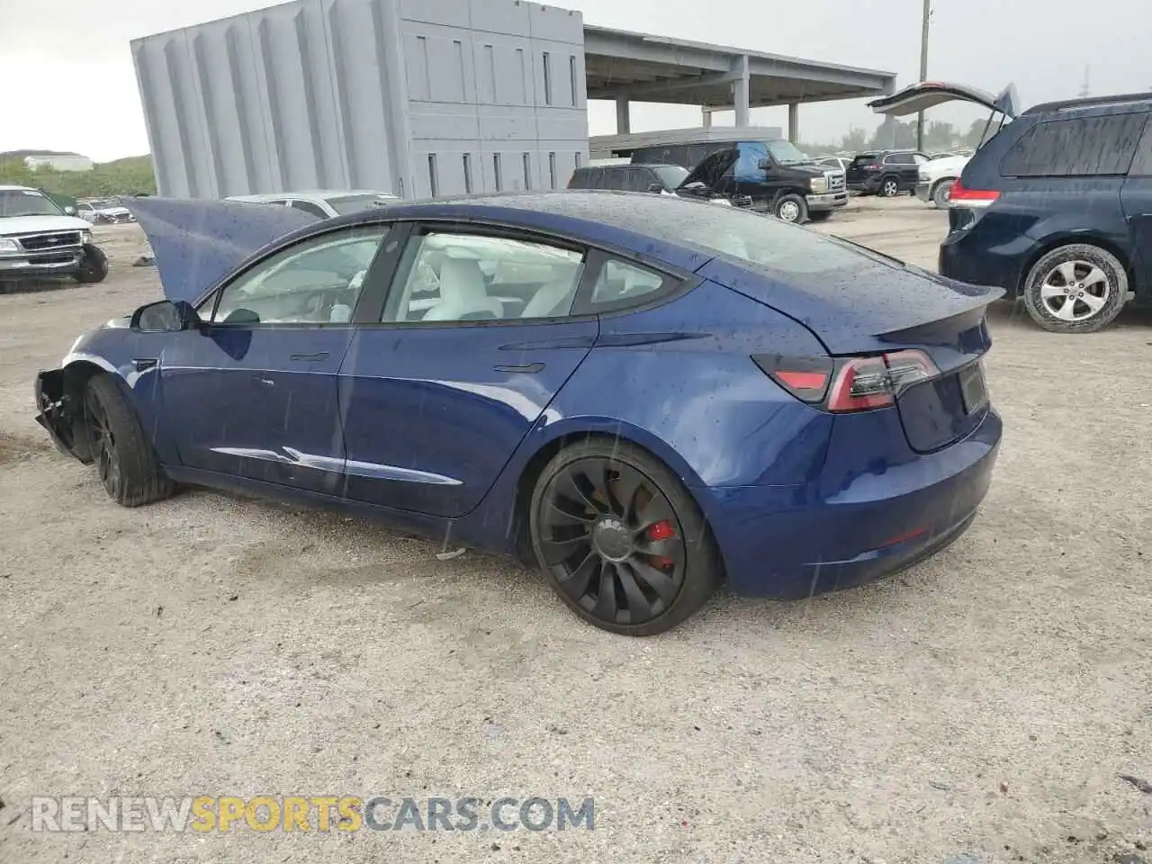 2 Фотография поврежденного автомобиля 5YJ3E1EC1PF707126 TESLA MODEL 3 2023