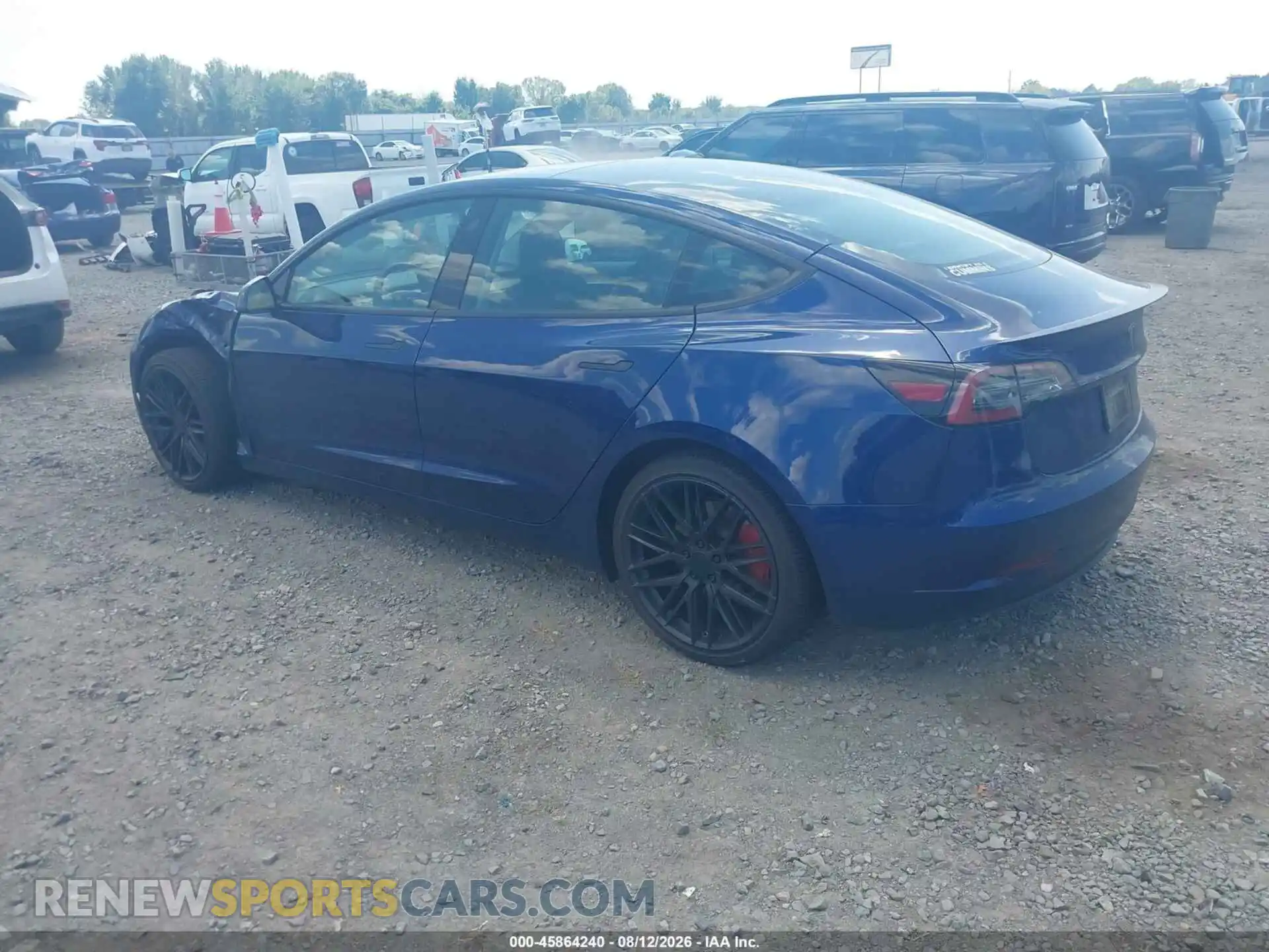 3 Photograph of a damaged car 5YJ3E1EC2PF480710 TESLA MODEL 3 2023