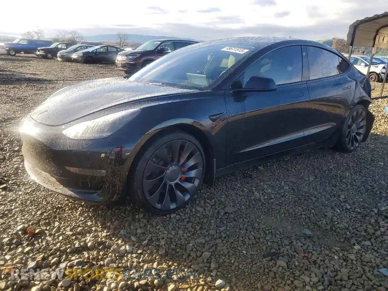 1 Фотография поврежденного автомобиля 5YJ3E1EC2PF517352 TESLA MODEL 3 2023