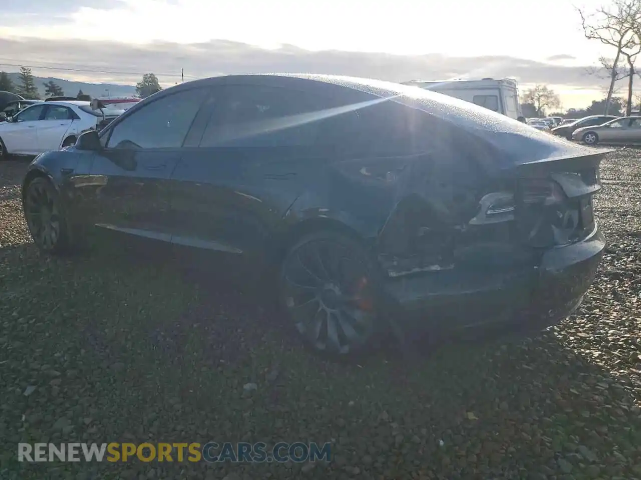 2 Фотография поврежденного автомобиля 5YJ3E1EC2PF517352 TESLA MODEL 3 2023