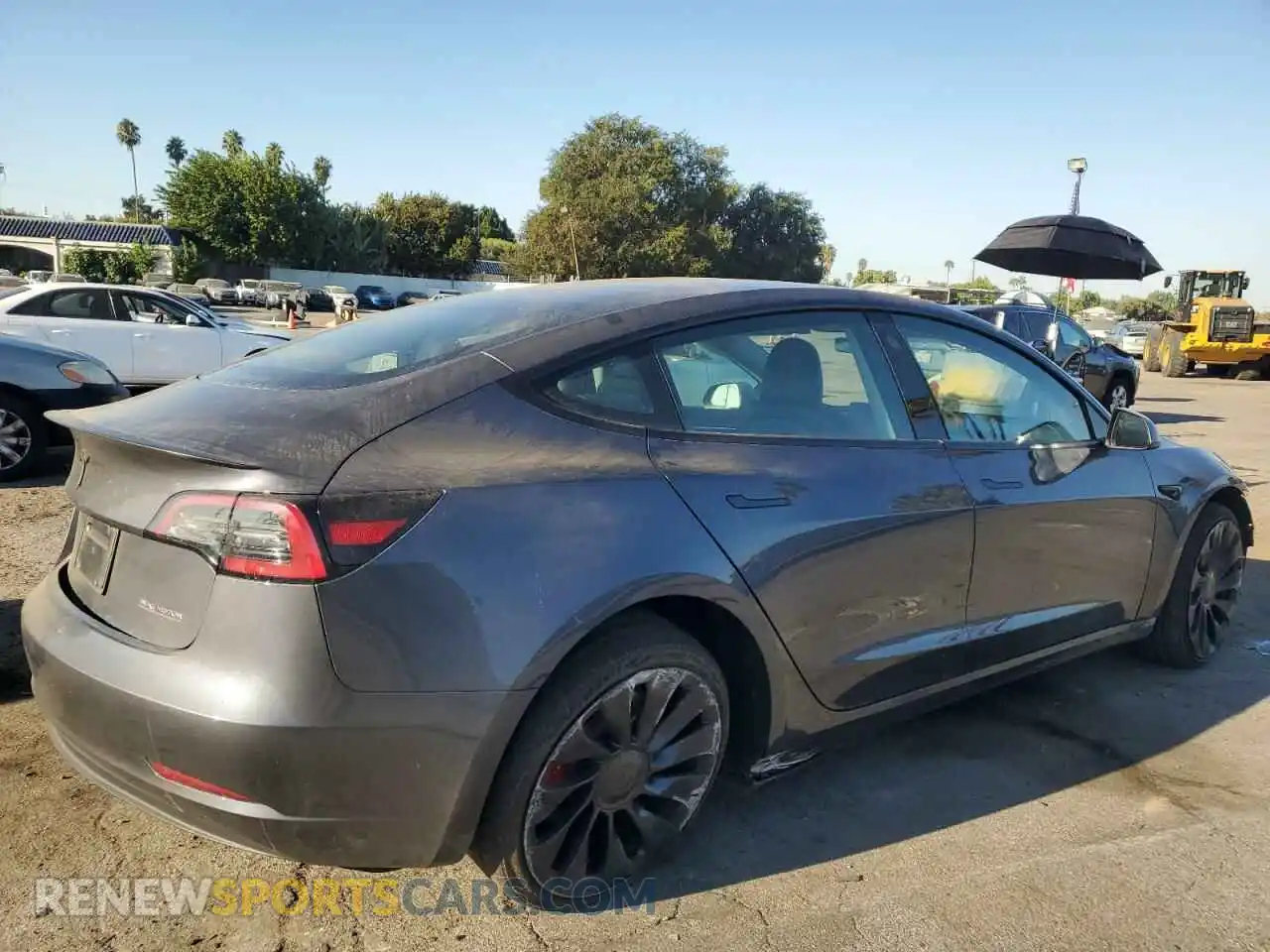 3 Photograph of a damaged car 5YJ3E1EC2PF584565 TESLA MODEL 3 2023