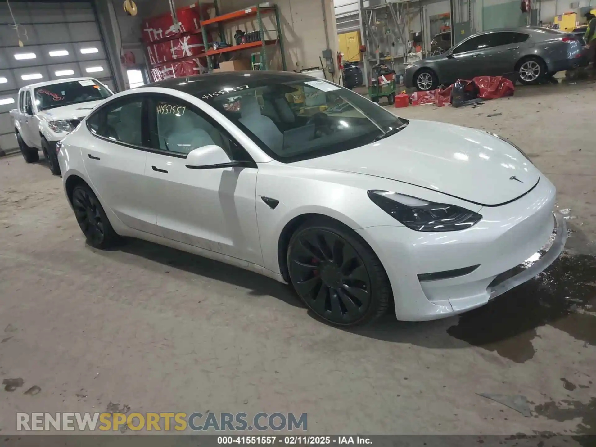 1 Photograph of a damaged car 5YJ3E1EC3PF404882 TESLA MODEL 3 2023